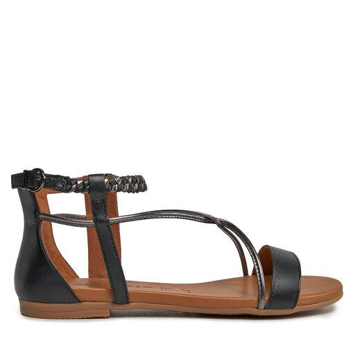 Tamaris Schuhe Tamaris Zehentrenner Sandale Schwarz Sandalen