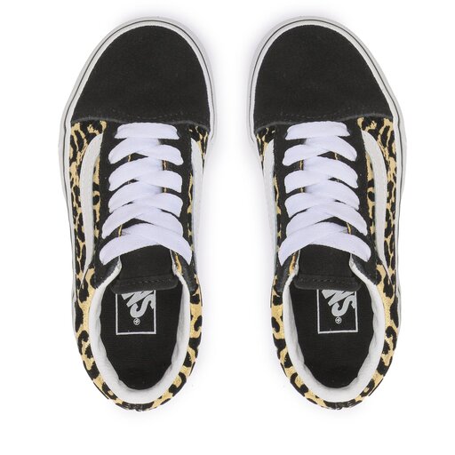 Vans old skool leopard black on sale