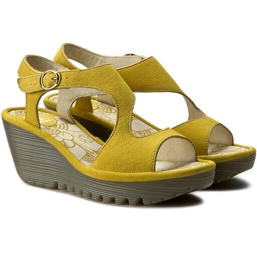 Sandalias Fly London Yanca P500569022 Amarillo zapatos.es
