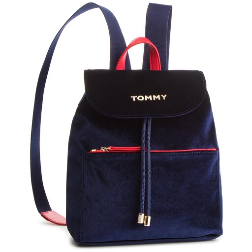 Tommy hilfiger velvet backpack discount