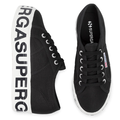 Teniszcip Superga 2790 Cotw Outsole Lettering S00FJ80 Black 999