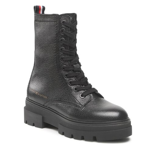 tommy hilfiger monochromatic ankle boot