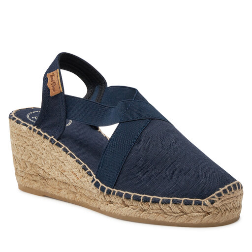 Espadrillas shop zeppa blu
