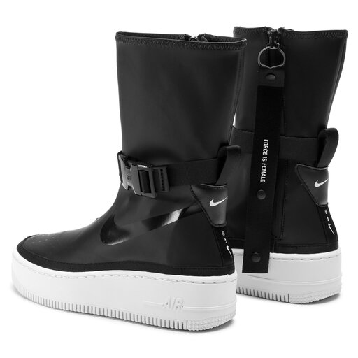 Nike Wmns Air Force Sage Schwarz Sneakers Nike Af1 Sage Hi