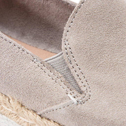 Drizzle grey suede women's palma espadrilles 2025
