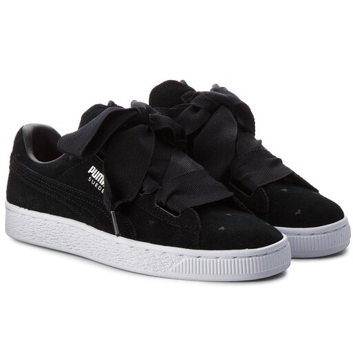 Laisvalaikio batai Puma Suede Heart Valentine Jr 365135 02 Puma Black/Puma  Black • Www.eavalyne.lt