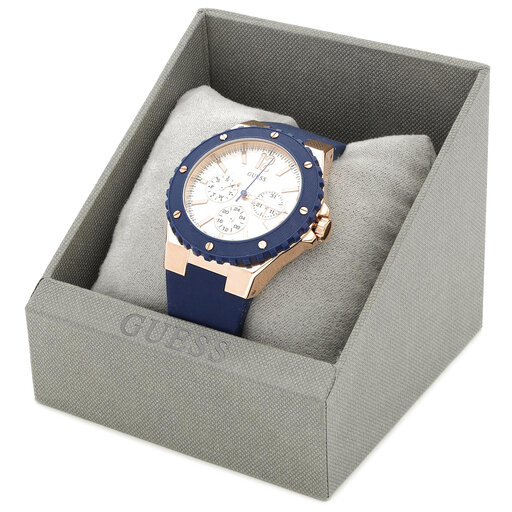 Uhr Guess Overdrive W0149L5 NAVY GOLD eschuhe