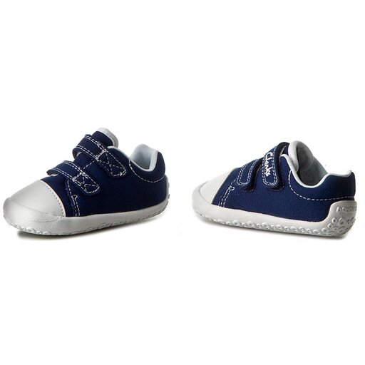 Polobotky Clarks Little Chap 20348687 Navy Canvas eobuv.cz