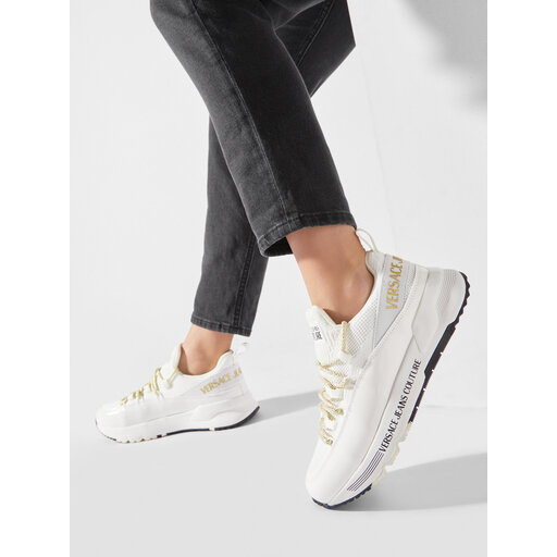 スニーカー VERSACE JEANS COUTURE Woman Sneakers White 75VA3SABZS905 G03 Sneakersy Versace Jeans Couture 75VA3SAB Biały | eobuwie.com.pl