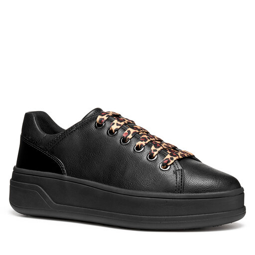 Sneakersy Geox D Spherica Ecub-2 D56WVD 05402 C9999 Czarny