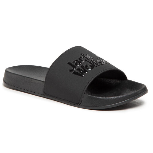Pantoletten Jack Wolfskin Slider M 4044821 Schwarz | eschuhe.de