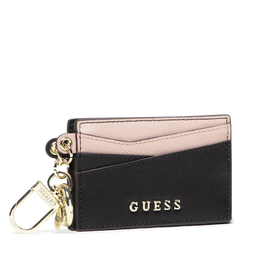 Kreditkartenetui Guess Card Case Mirror Keychain RW7410 P2101 Schwarz eschuhe