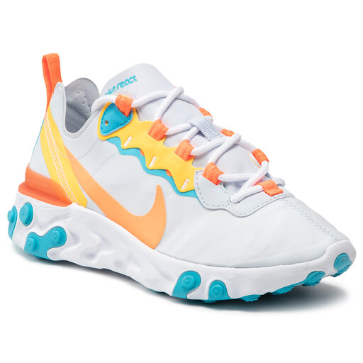 Chaussures Nike React Element 55 BQ2728 011 Football Grey Hyper