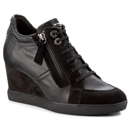 Geox D Eleni C D7467C 022BC C9999 Black obuvki.bg