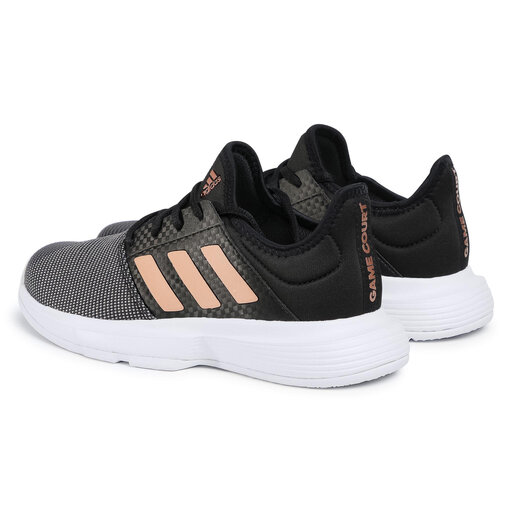 Buty adidas GameCourt FU8129 Cblack/Coppmt/Ftwwht | eobuwie.com.pl