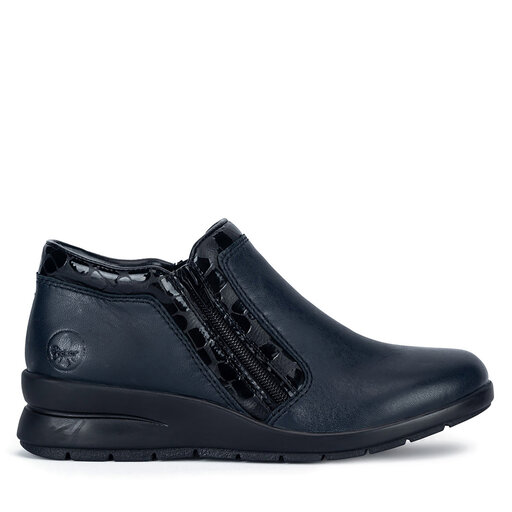 Scarpe con zeppa donna Blu scuro escarpe
