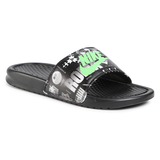 Nike Benassi Jdi 631261 042 Black/Green Strike/Black/White • Www.zapatos.es