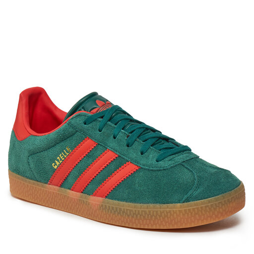 Chaussures adidas Gazelle J IE8604 Cgreen Prered Gum3 chaussures