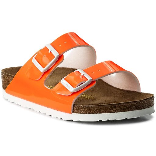 orange arizona birkenstocks