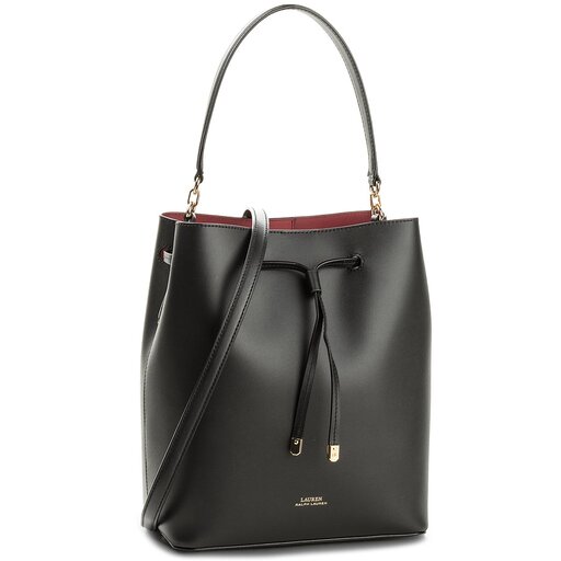 Handtasche Schwarz Innen Rot Leder Handtaschen