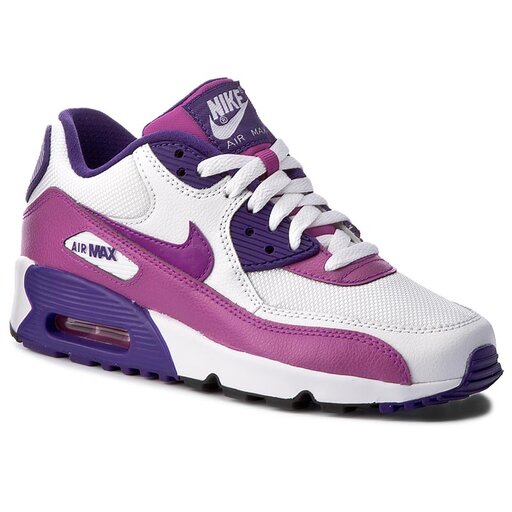 Nike Air Max 90 Mesh Gs 833340 105 White Hypr Violet Crt