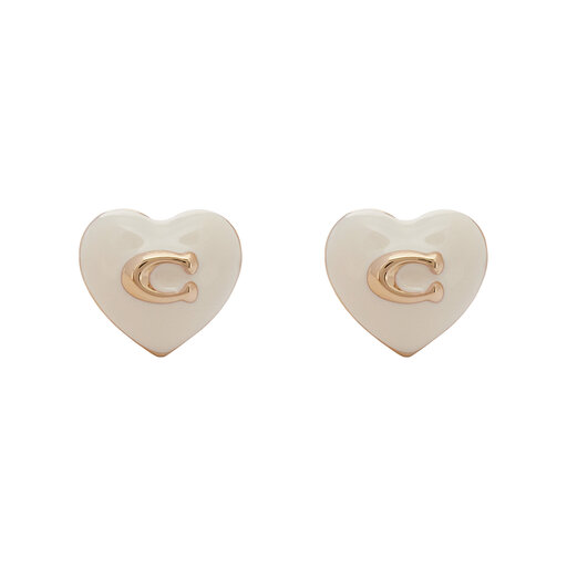 Enamel heart earrings 2025