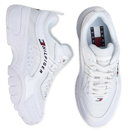 Αθλητικά Tommy Jeans Heritage Retro Wmn Tommy Runner EN0EN00792 White YBS •  Www.epapoutsia.gr