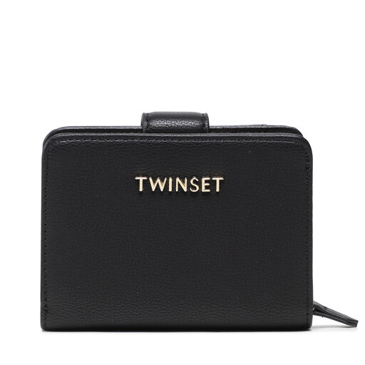 Portafoglio piccolo da donna TWINSET 221TB7167 Nero escarpe