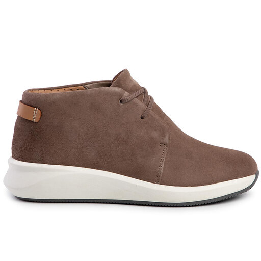 Polobotky Clarks Un Rio Mid 261452414 Pebble Suede eobuv.cz