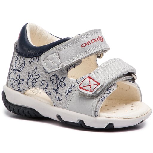 Sand ly Geox B Sand.Elba B. A B92L8A 01054 C1297 M Lt Grey Navy