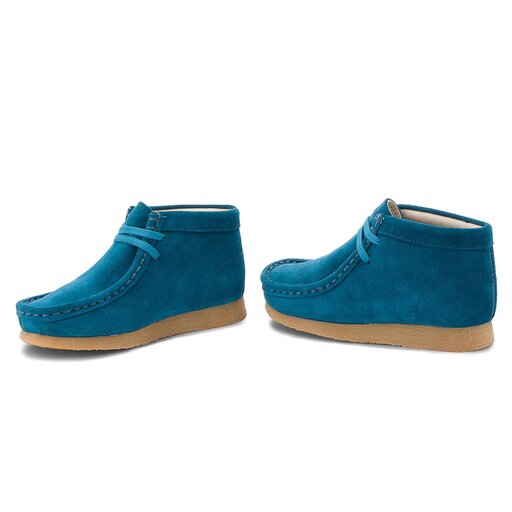 teal wallabees