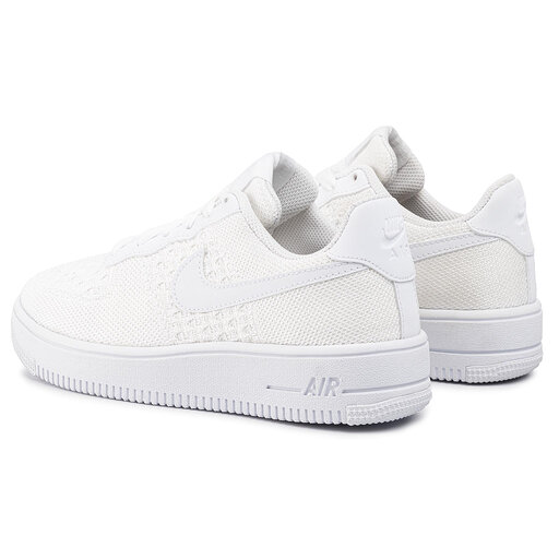 Sneakersy Nike Air Force 1 Flyknit 2.0 GS BV0063 100 Bia y eobuwie .pl