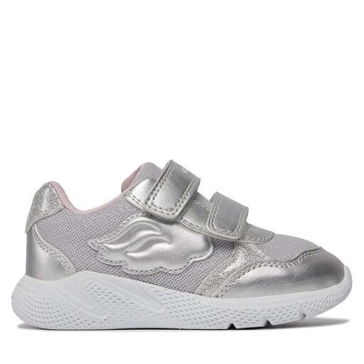 Geox silver sales sneakers