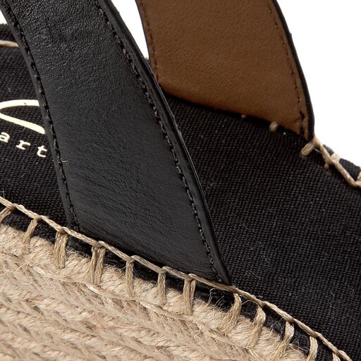 Alpargatas Clarks Petrina Selma 261150124 Black Leather zapatos.es