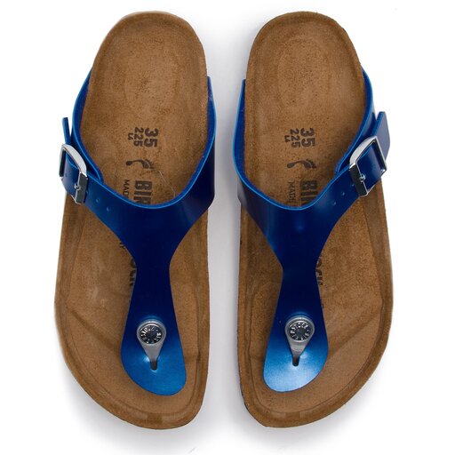 abky Birkenstock Gizeh Bs 1012982 Electric Metallic Ocean eobuv.cz