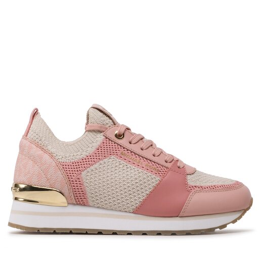 Michael kors billie knit trainer pink discount