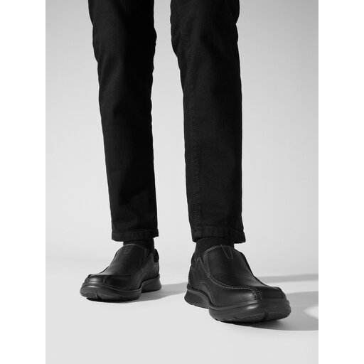 Clarks cotrell step black discount