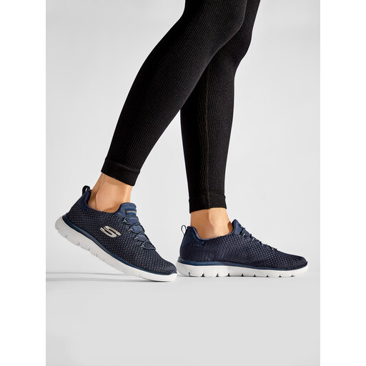 Sneakersy Skechers Bright Bezel 149204/NVGD Granatowy