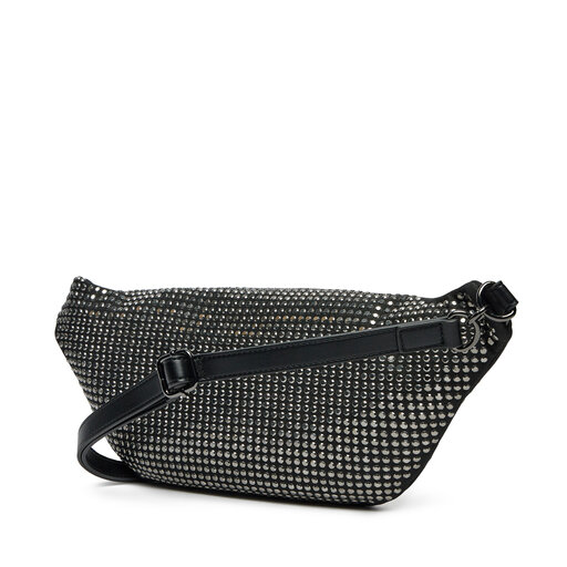 Gürteltasche Love Moschino Bauchtasche Glitzer Rot Love Moschino