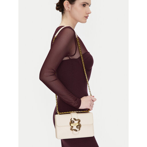 Rankinė Just Cavalli Iconic Snakes 78RA4BAF ZSA89 Balta