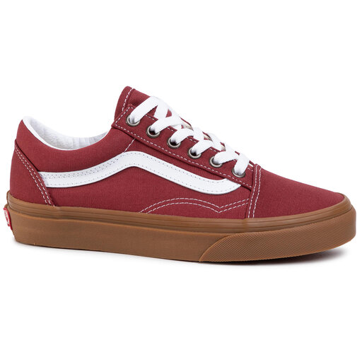 Sneakers aus Stoff Vans Old Skool VN0A4U3BWZ01 Dunkelrot eschuhe
