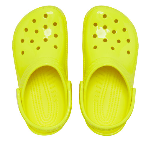 Neon yellow crocs store