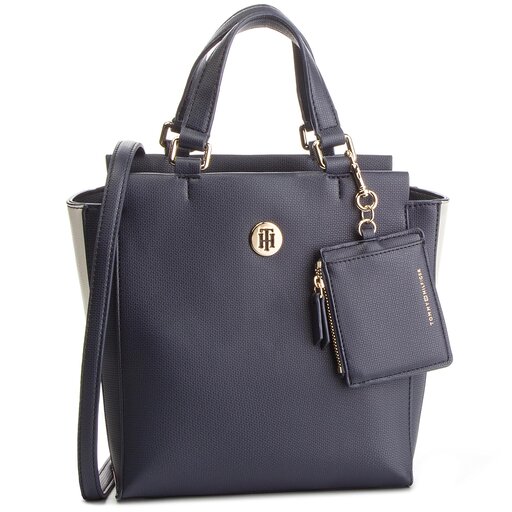 Sac main Tommy Hilfiger Effortless Saffiano Satchel AW0AW06117