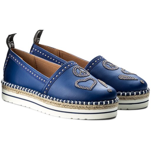 Espadryle LOVE MOSCHINO JA10233G05JA0705 Niebieski | eobuwie