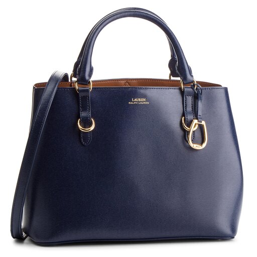 Sac a main Lauren Ralph Lauren Bennington 431693831003 Bleu marine chaussures
