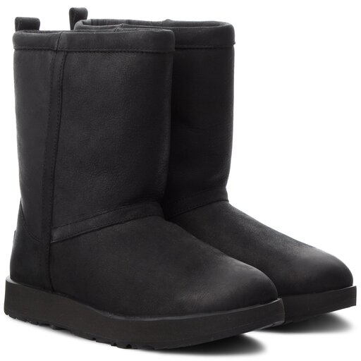 Śniegowce Ugg W Classic Short L Waterproof 1017509 Czarny