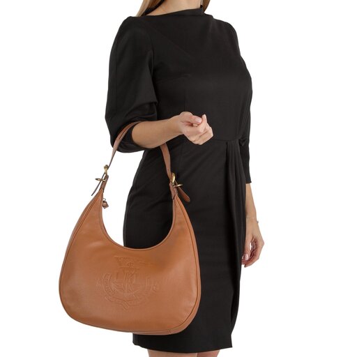 Torebka Lauren Ralph Lauren Huntley 431704450002 Tan eobuwie .pl