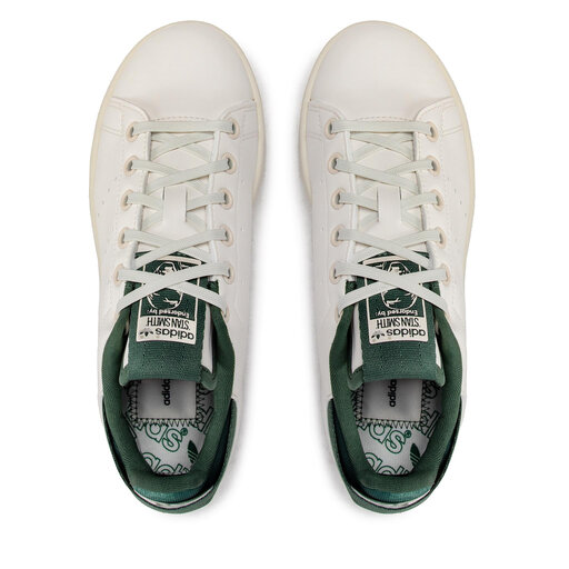 Buty adidas Stan Smith J GX7291 Chalk White Chalk White Green