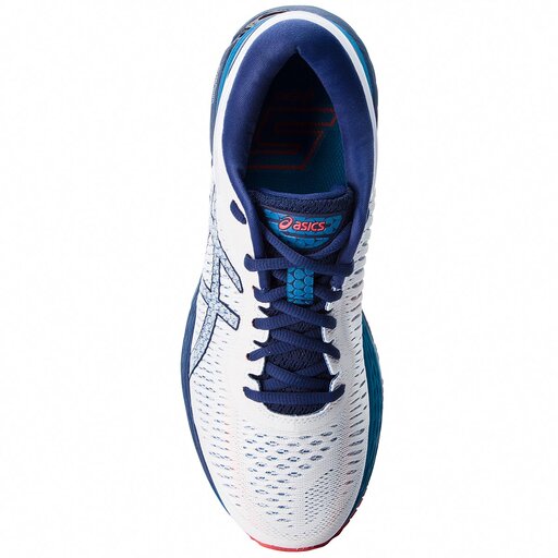 Asics gel kayano 25 white blue discount