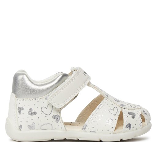 Sandales Geox B Elthan Girl B451QC 054AJ C0007 Blanc chaussures